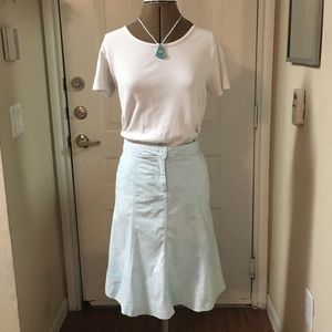 Blue Floral Skirt Size 2